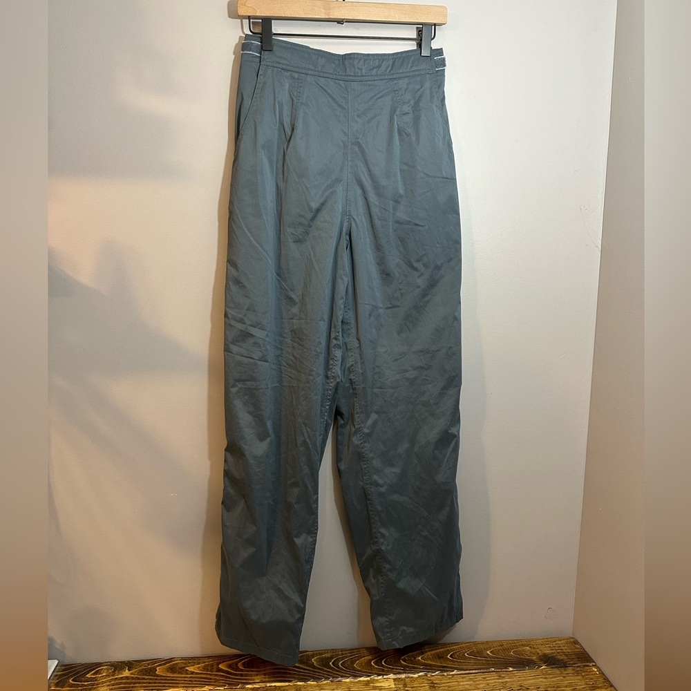 Vintage Sunice Pants Mens Small Steel Grey Waterproof Rain Golf Elastic Waist